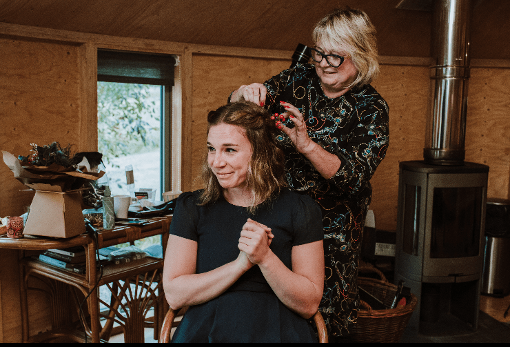 DIane Boa Wedding hair and makeup galloway forest